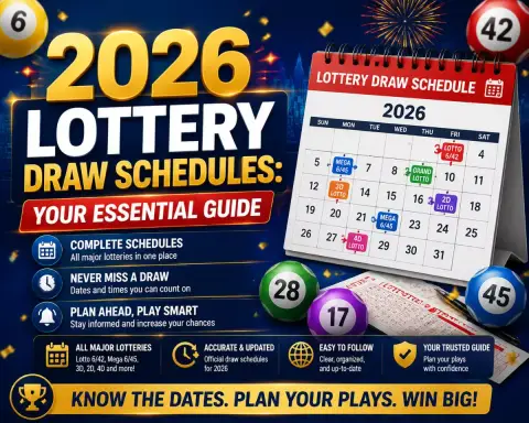 2026 Lottery Draw Schedules